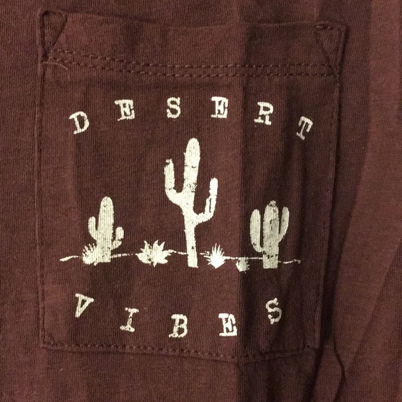 NWOT graphic muscle pocket tee - Picture 2 of 4